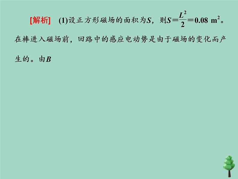 2022年高考物理二轮复习第一部分专题四电路与电磁感应第三讲电磁感应综合问题课件07