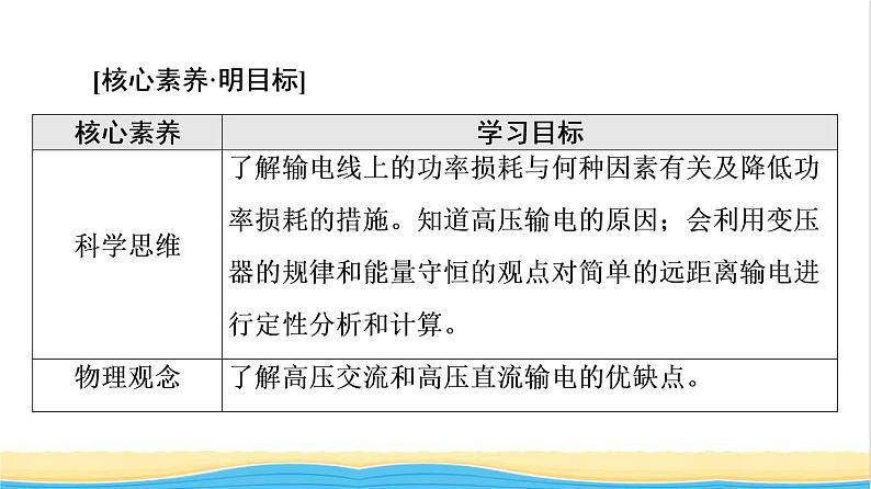 高中物理第3章交变电流第4节远距离输电课件粤教版选择性必修第二册02