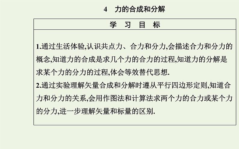 新教材高中物理第三章相互作用__力4力的合成和分解课件新人教版必修第一册第2页