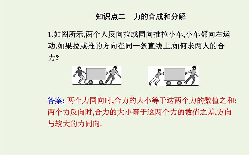 新教材高中物理第三章相互作用__力4力的合成和分解课件新人教版必修第一册第5页