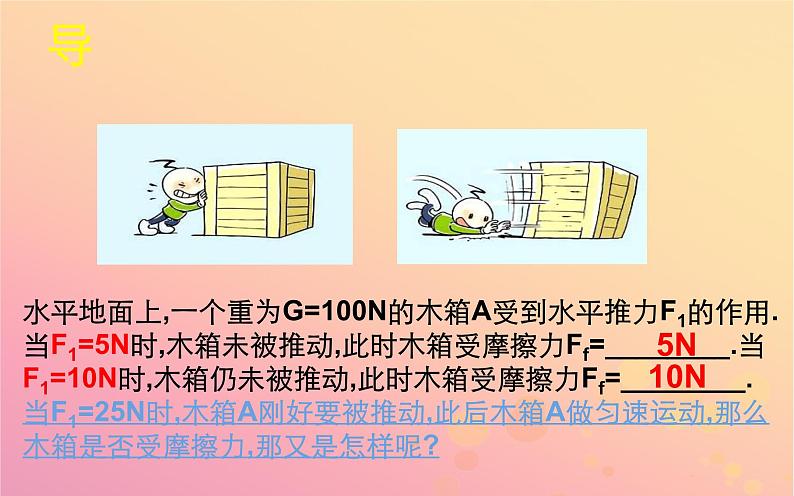 2022年高中物理第三章相互作用3.3.1滑动摩擦力课件人教版必修102