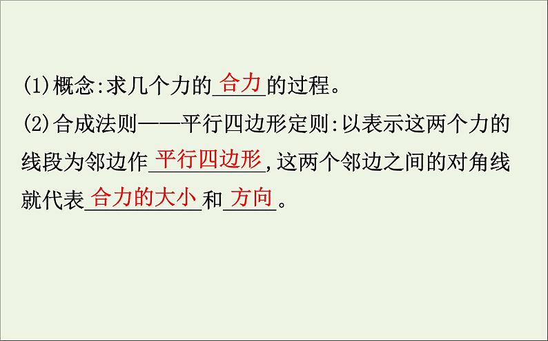 2022年高中物理第三章相互作用4力的合成课件新人教版必修1第5页