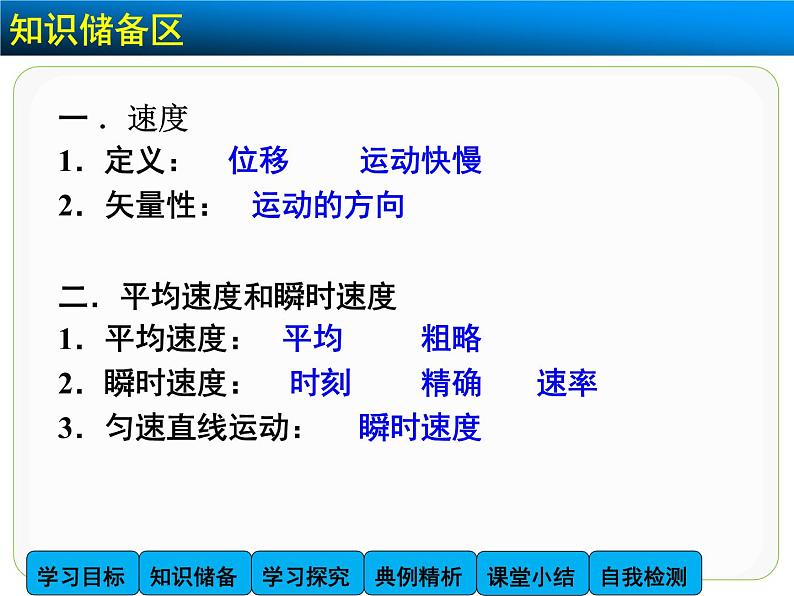 高中物理人教版（2019）必修1课件 第一章 运动的描述 1.3 位置变化快慢的描述—速度03