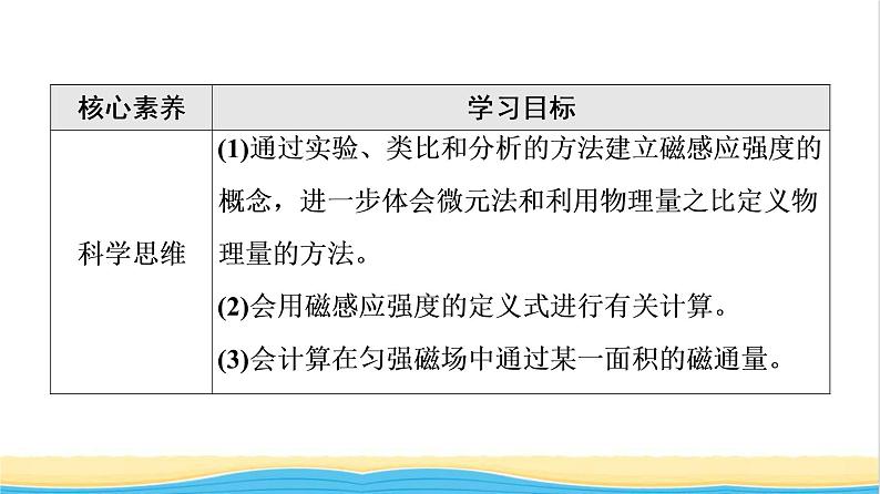 高中物理第13章电磁感应与电磁波初步2磁感应强度磁通量课件新人教版必修第三册第3页