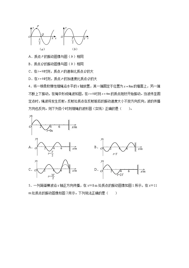 2021-2022学年高中物理新粤教版选择性必修第一册 3.3机械波的传播现象 同步作业（解析版）第2页