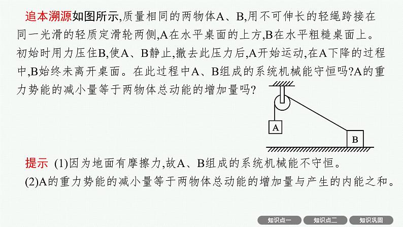 人教版新高考物理一轮总复习--功能关系、能量守恒定律课件PPT06