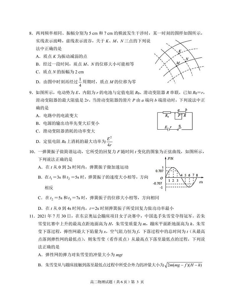 2021-2022学年湖北省荆门市高二上学期期末质量检测物理试题（PDF版）03