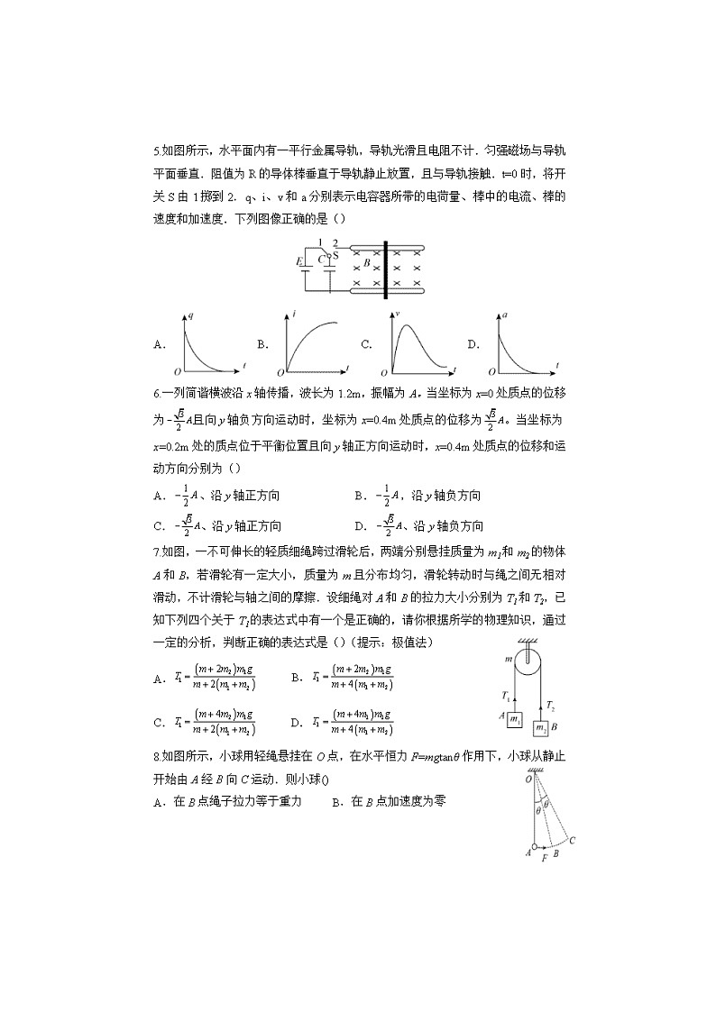 荆州中学2019级高三上学期期末考试 物理试题第2页