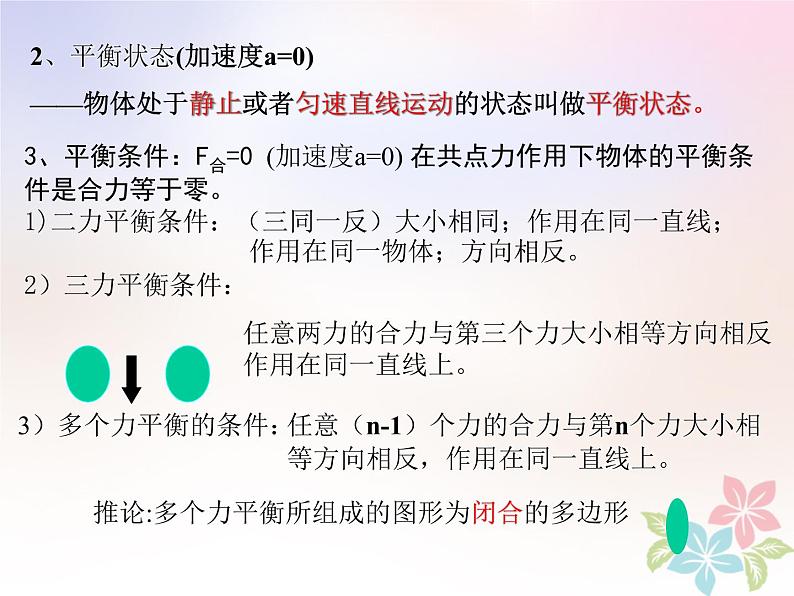 2022年高中物理第三章相互作用3.7共点力平衡课件人教版必修1第1页