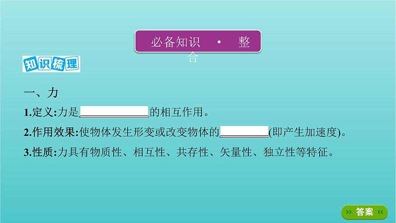 2022年高考物理总复习第二章的相互作用第1讲重力弹力摩擦力课件02