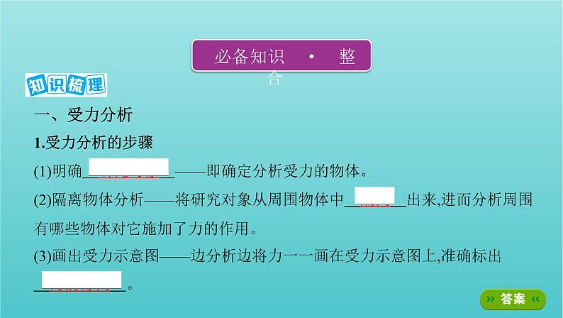 2022年新教材高考物理总复习第二章相互作用第4讲受力分析共点力的平衡课件02