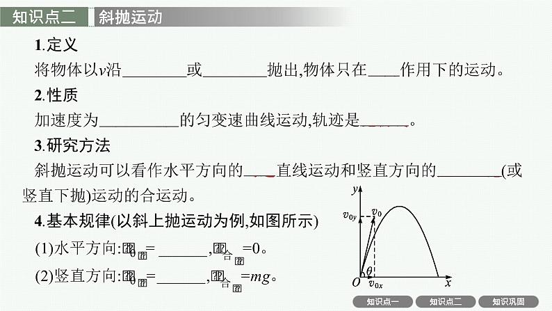 人教版新高考物理一轮总复习--抛体运动课件PPT第8页