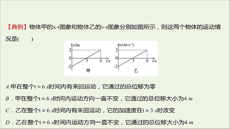 2021_2022学年高中物理第二章匀变速直线运动的研究习题课：x_t图象与v_t图象追及相遇问题课件新人教版必修1第6页