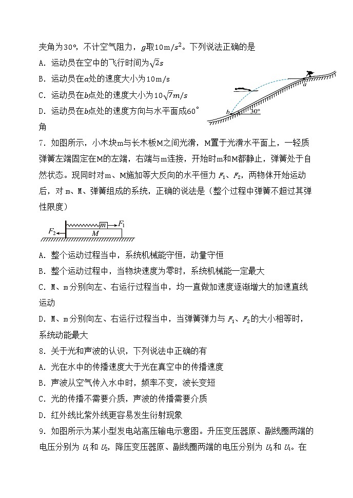 辽宁省六校协作体2021-2022学年高三下学期期初考试物理试题第3页