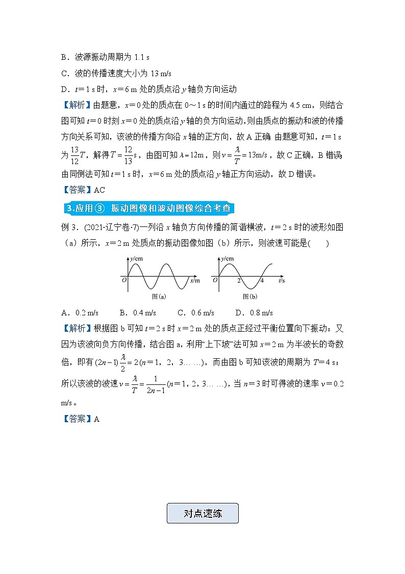 【原创】（新高考）2022届高三物理精准提升专练20 机械振动   机械波 教师版第2页