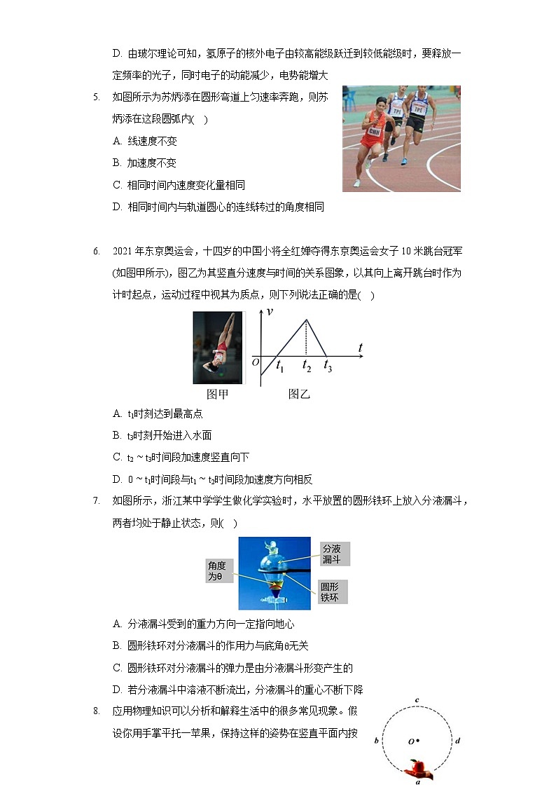 2022年浙江省名校协作体高考物理模拟试卷第2页