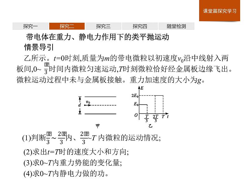 第十章　习题课带电粒子在电场中运动的四种题型课件PPT第8页