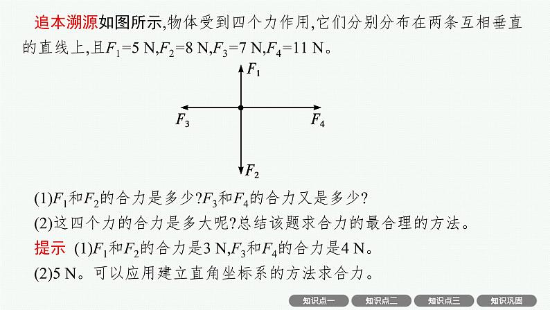 人教版新高考物理一轮总复习--力的合成与分解课件PPT第6页