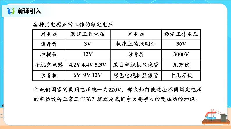 新教材 高中物理选择性必修二  3.3变压器 课件+教案+练习03