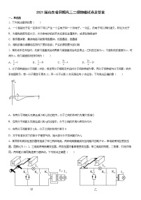 2021届山东省日照高三二模物理试卷及答案