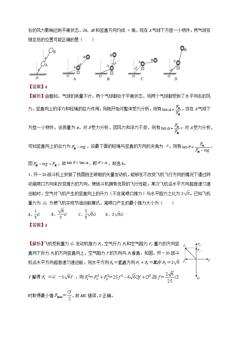 2022届高考物理二轮专题复习1力与物体的平衡第2页