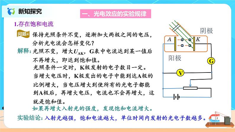 新教材 高中物理选择性必修三  4.2 光电效应  课件+教案+练习(含答案)07