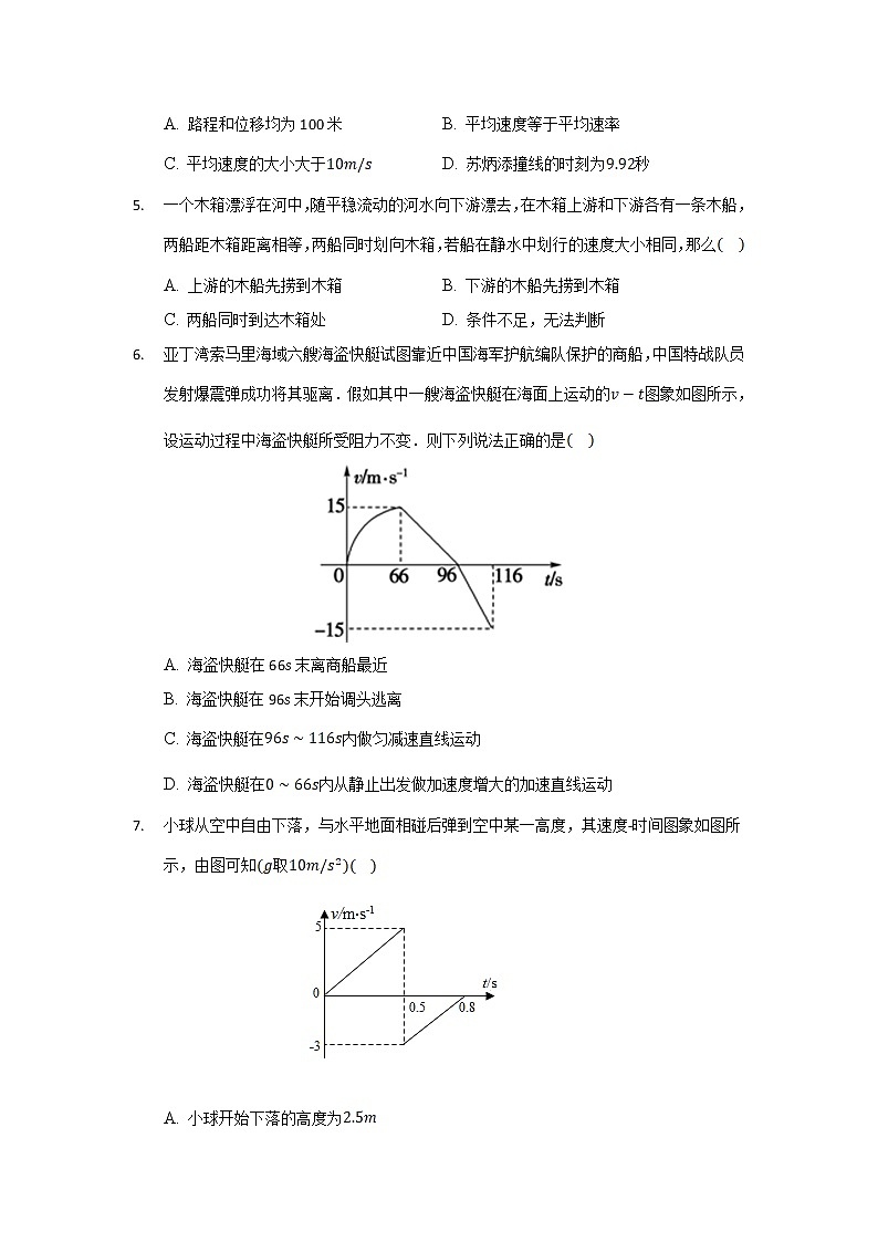 2021-2022学年河北省衡水市第十四中学高一下学期月考（二）物理试卷02