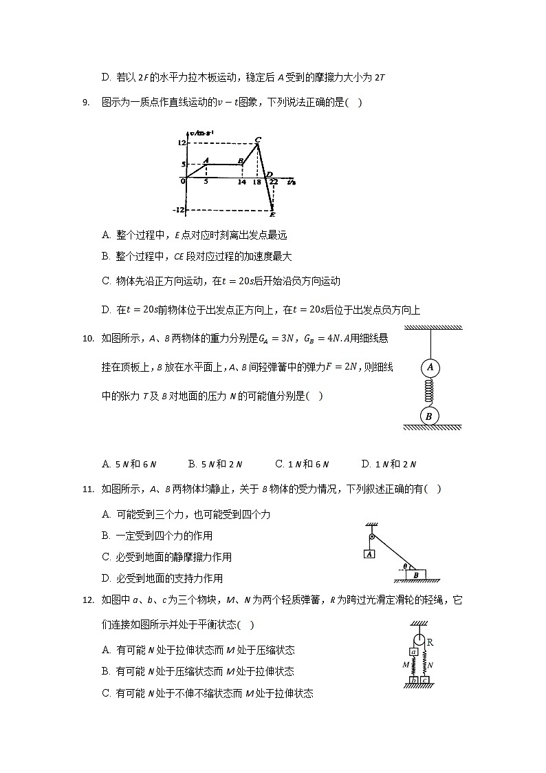 2021-2022学年河北省衡水市第十四中学高一下学期月考（三）物理试卷第3页