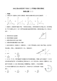 2022届山东省济宁市高三上学期备考期末测试物理试题（二）