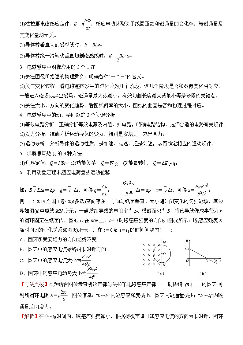 2022届优质校一模试卷专题汇编11 电磁感应 解析版第2页