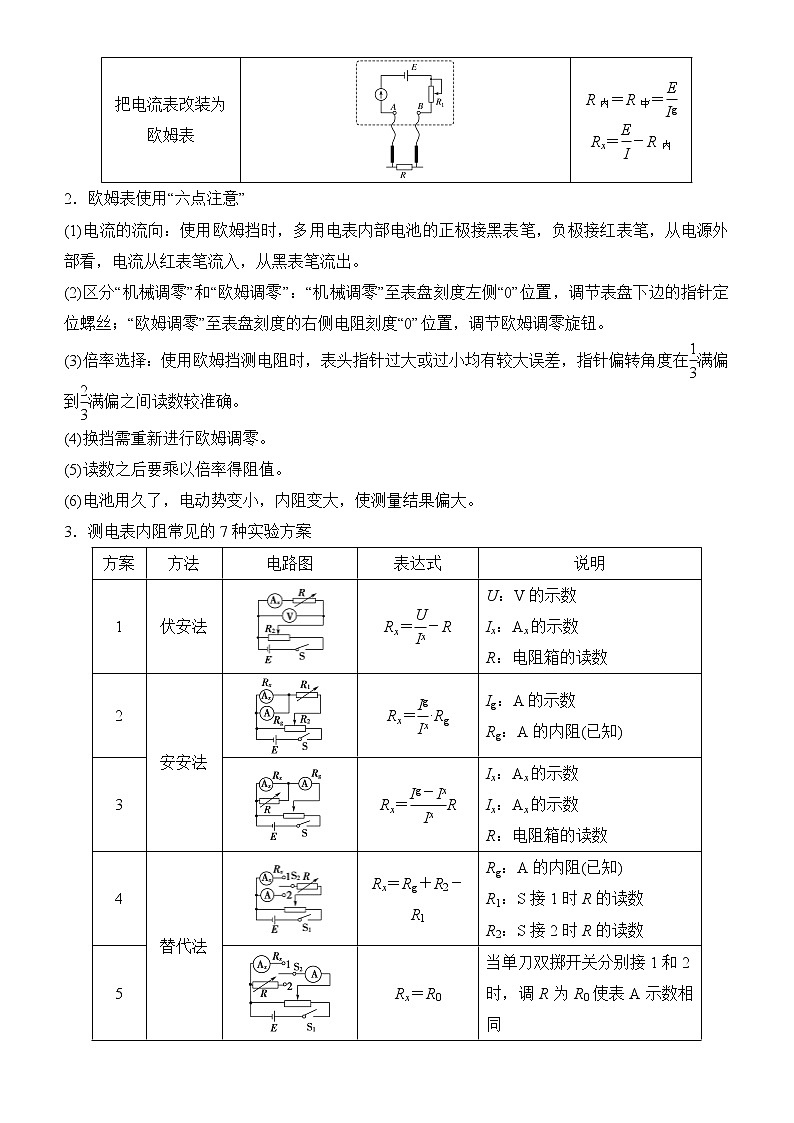 2022届优质校一模试卷专题汇编18 电学实验 解析版第2页