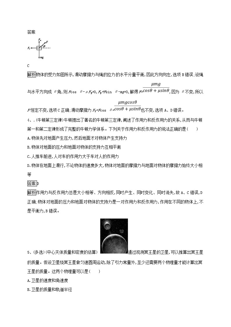 高考物理一轮复习优选练习卷03（含答案详解）第2页