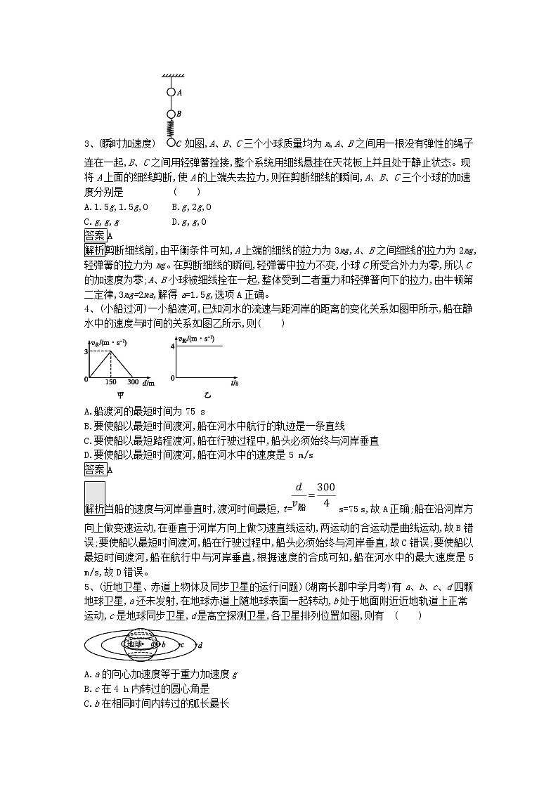高考物理一轮复习优选练习卷10（含答案详解）第2页