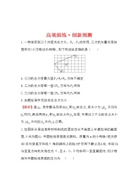 高考物理一轮复习高效演练创新题2.2《力的合成与分解》(含答案详解)