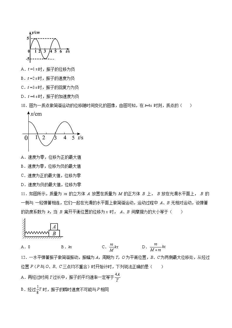 3.1机械波的产生和传播同步练习2021—2022学年高中物理粤教版（2019）选择性必修第一册03