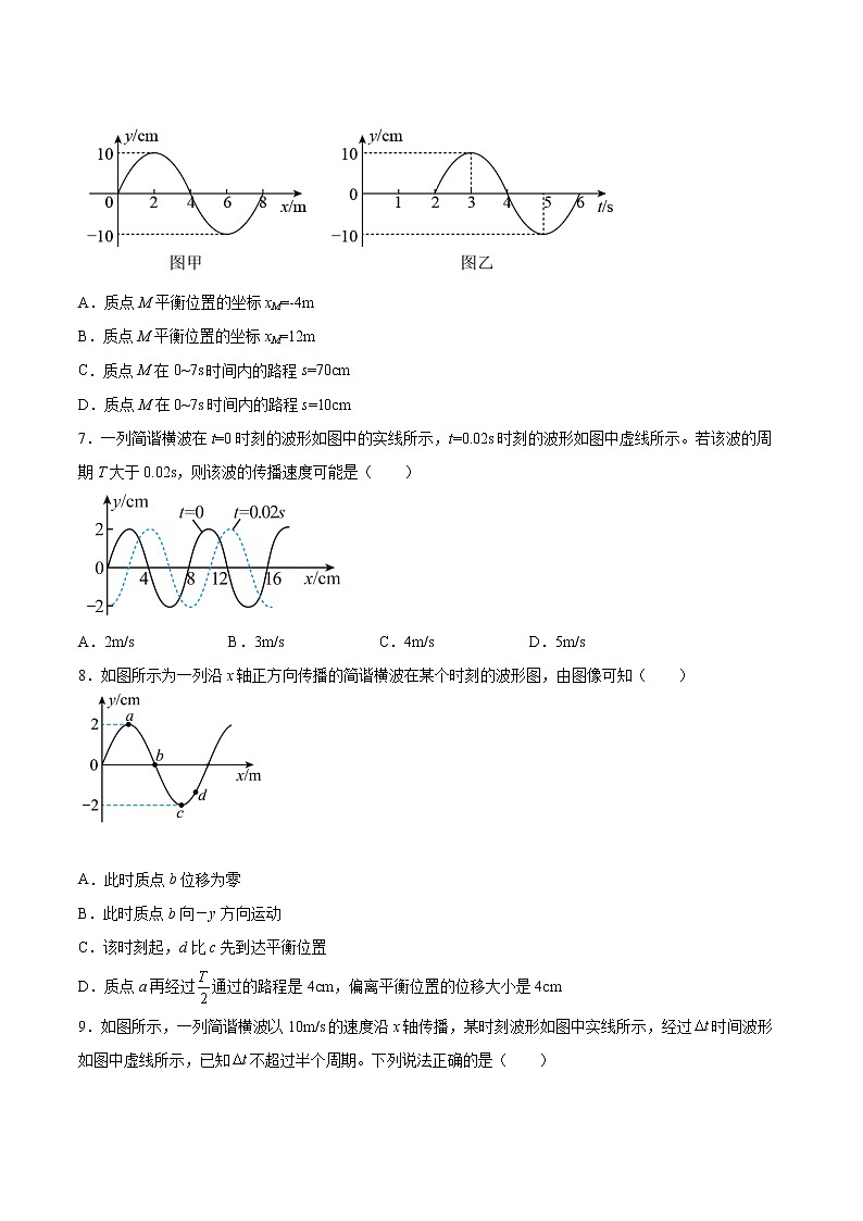 3.3机械波的传播现象同步练习2021—2022学年高中物理粤教版（2019）选择性必修第一册第3页