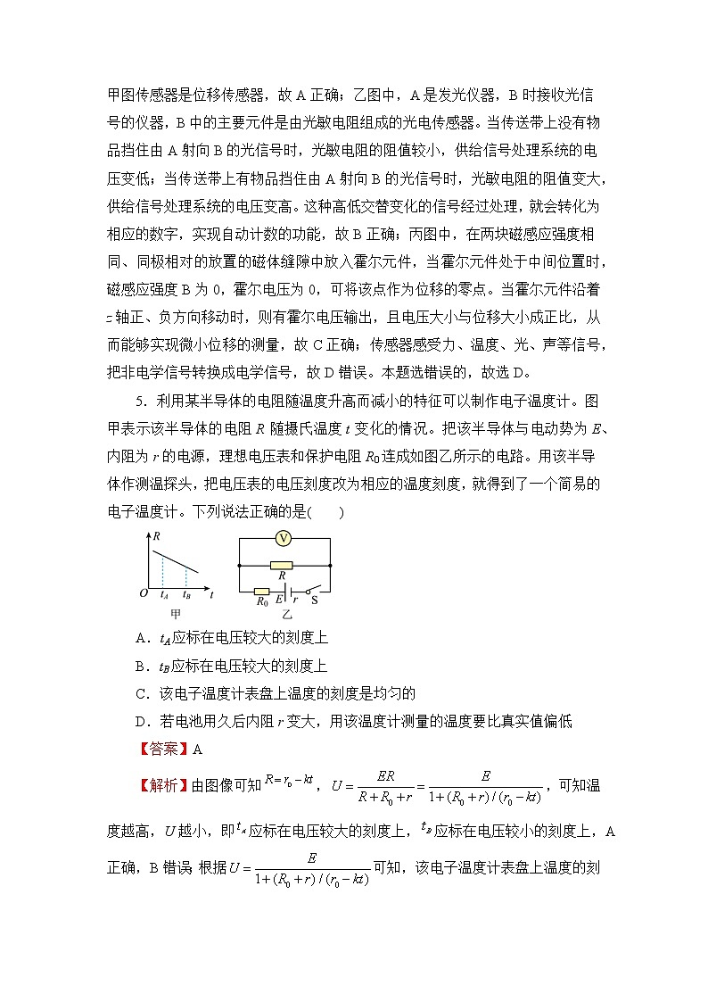 （新教材）2021-2022学年下学期高二第一次月考备考卷（B）-物理第3页