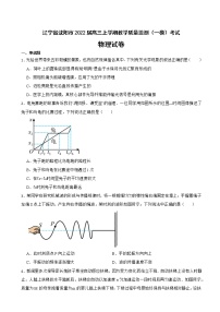 2022届辽宁省沈阳市高三上学期教学质量监测（一模）考试物理试卷