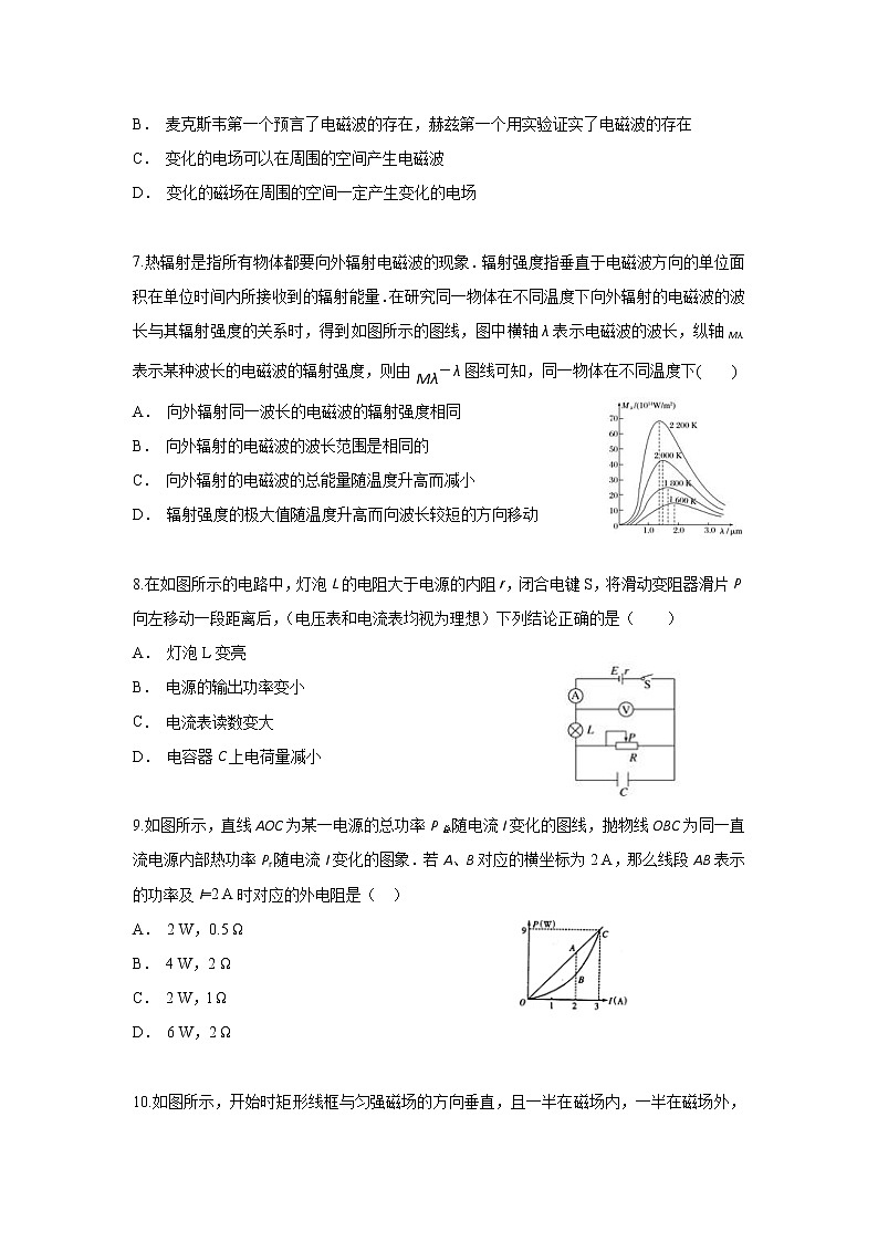 2021-2022学年江苏省高邮市临泽中学高二上学期9月阶段测试物理试题 Word版第2页