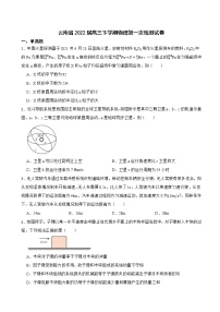 2022届云南省高三下学期第一次统测物理试卷（解析版）