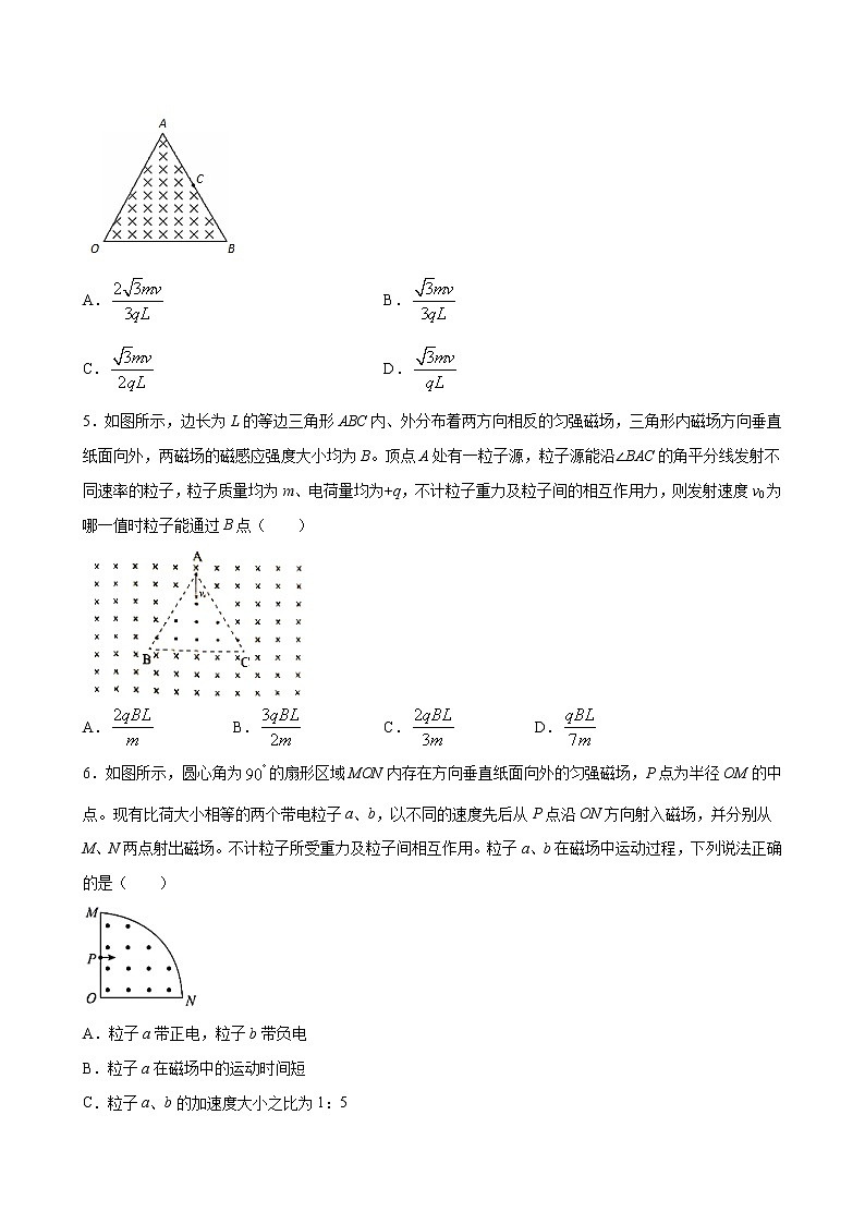 专题26 带电粒子在有边界磁场中的运动-2022高考物理一轮复习压轴题剖析（电学部分）02