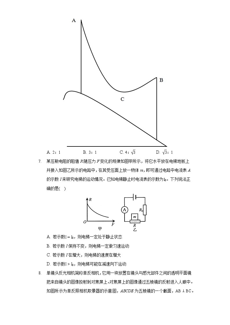 2022年山东省烟台市高考物理一模试卷第3页
