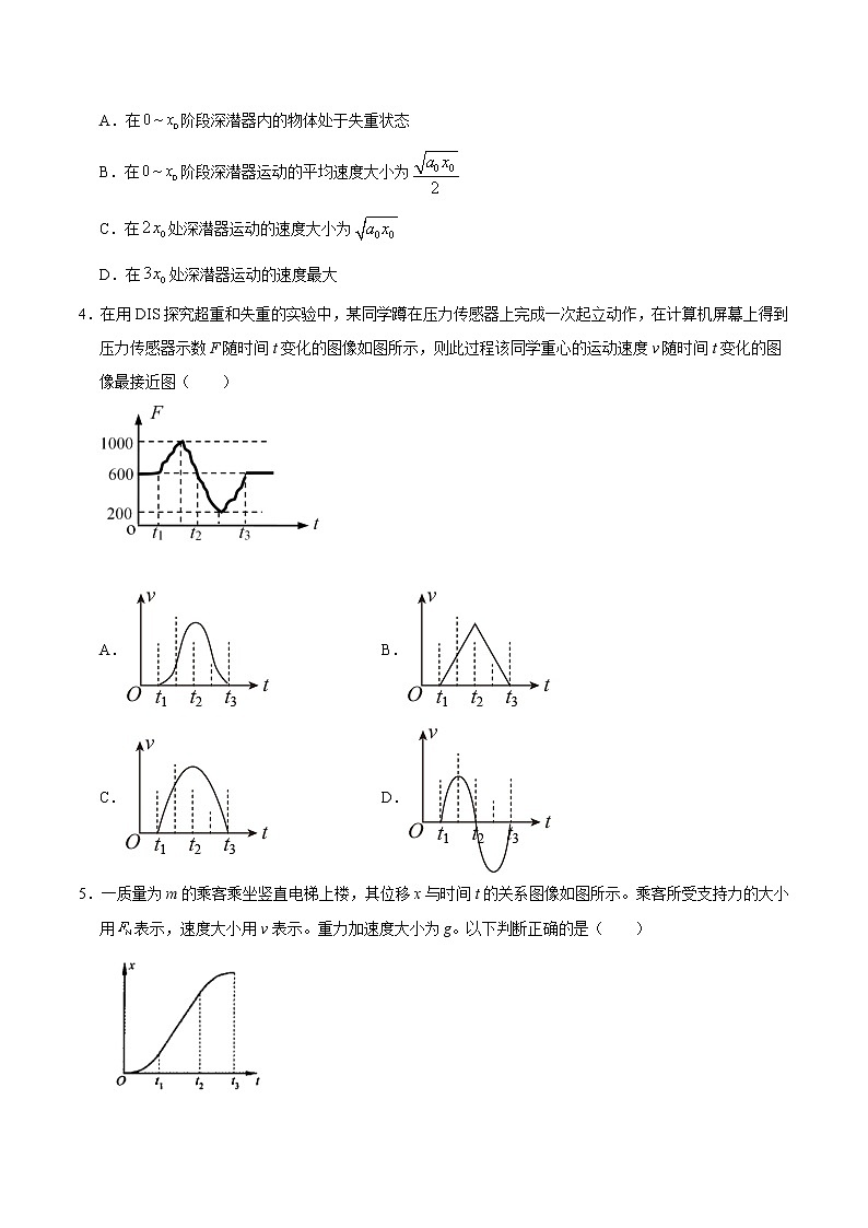 重难点03牛顿运动定律解决常见模型（原卷版）- 学霸向前冲高考物理二轮重难点必刷第2页