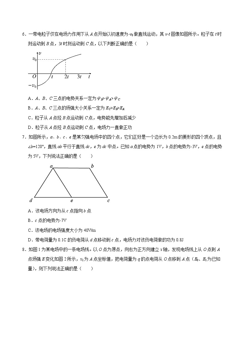 重难点13电场能的性质（原卷版）- 学霸向前冲高考物理二轮重难点必刷第3页