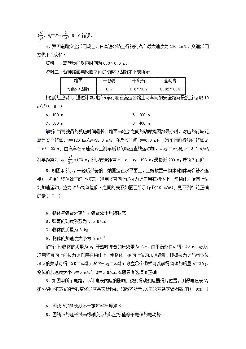 高考物理二轮专项复习选择题提速练16 (含详解)第2页