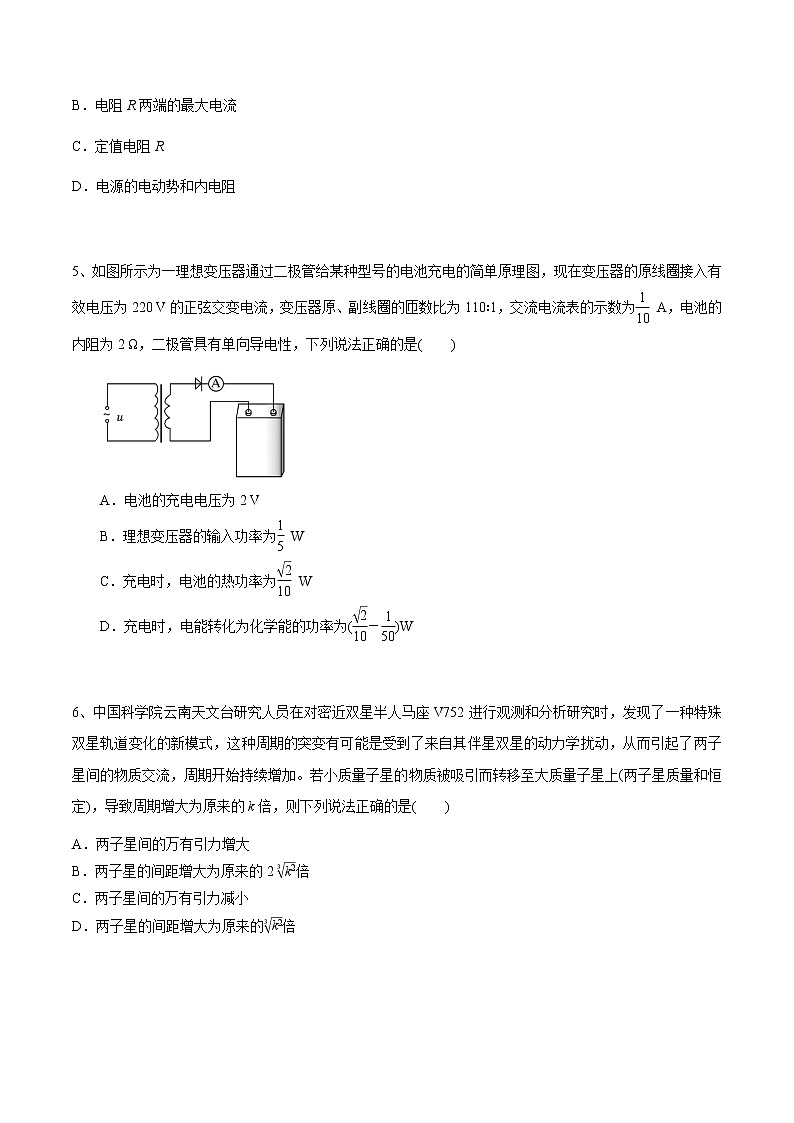 2022年全国高考物理考前冲刺押题卷（一）（原卷版）第3页