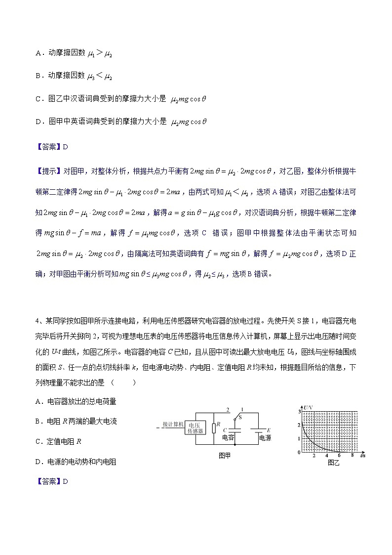 2022年全国高考物理考前冲刺押题卷（一）（解析版）第3页