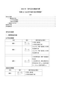 专题3.9 动力学中的“传送带模型”-2021年高考物理一轮复习考点扫描学案