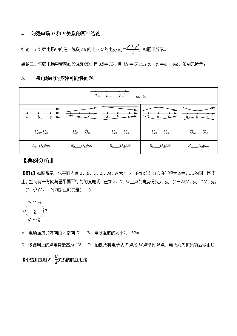 专题8.3 电势差与电场强度的关系-2021年高考物理一轮复习考点扫描学案03