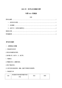 专题14.6 机械波-2021年高考物理一轮复习考点扫描学案